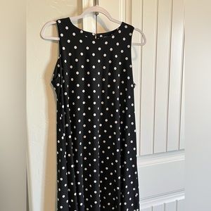 Polka dot dress (CHAPS)